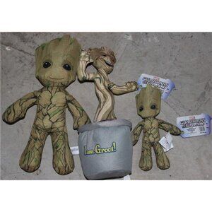 Cute Guardians of the Galaxy Groot Plush Lot I Am in Pot 2017 Avengers